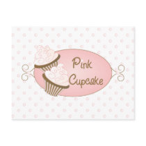 Custom for Pink Cupcake Postcards
