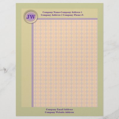 formal letterhead. Custom Formal Customized