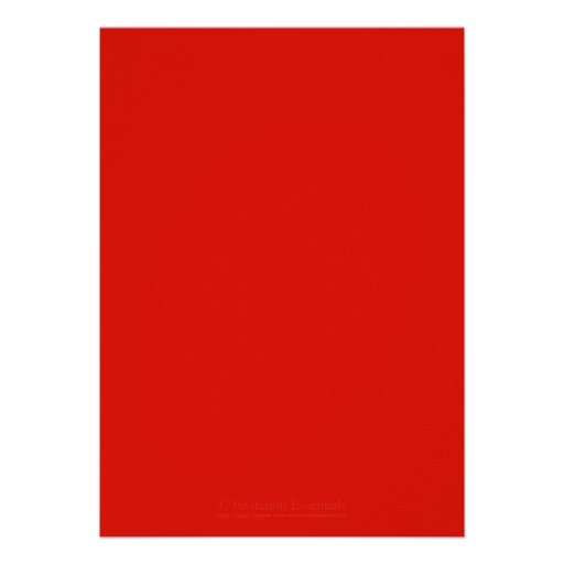 Custom Formal Red Invitation or Announcement