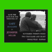 Custom Frame Save the Date: Torn Frame Post Cards