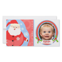 Custom Funny Children's Christmas Photo Card photo cards