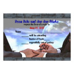 Custom Gay Sci Fi Commitment Ceremony RSVP invitations