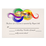 Custom Gay Wedding RSVP Cards, Non-Formal invitations