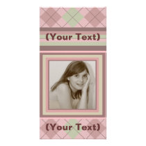 Custom General / Family Argyle Style Photo Card photo cards by jamiecreates1 Custom General / Family Argyle Style Photo Card photo cards