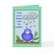 Custom Get Well Soon Greeting Card. cards