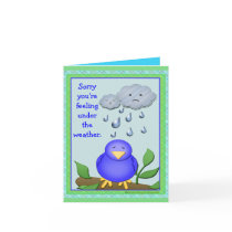 Custom Get Well Soon Greeting Card. cards