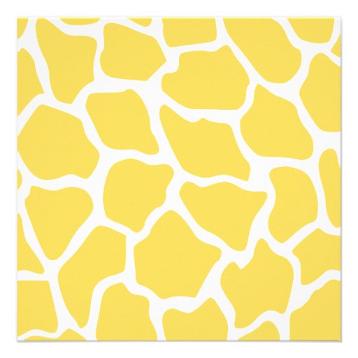 Custom giraffe baby shower invite