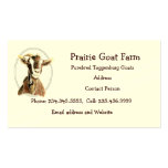 Custom Goat Farm Animal Business Card