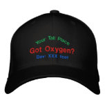 Custom Got Oxygen? Elevation Cap Embroidered Baseball Caps