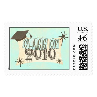 Custom Graduation Class of 2010 Postage stamp