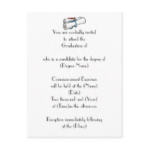 Custom Graduation Invitation-Diplomas postcards by occassionstamps Custom Graduation Invitation-Diplomas postcards