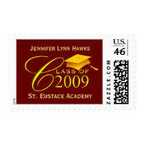 Custom Graduation Postage Stamps - Class of 2009