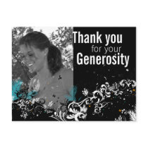 Custom graduation thank you card postcards by patricklori Custom graduation thank you card postcards
