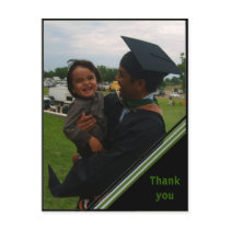 Custom Graduation Thank You Card - Triangle postcards by patricklori Custom Graduation Thank You Card - Triangle postcards