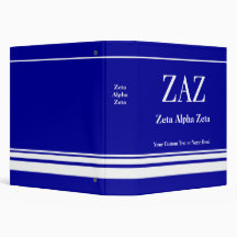 Custom Greek Letter, Fraternity or Sorority Vinyl Binder