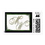 Custom Green and Blue Design Stamps
