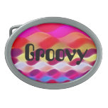 Custom Groovy 70's belt buckles