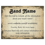 Custom Grunge Band Flyer
