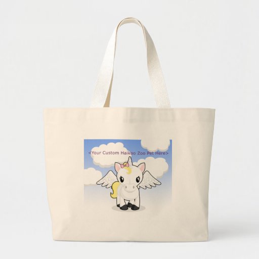Custom Haikoo Zoo Canvas Tote Bag