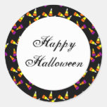 Custom Halloween Candy Corn Sticker