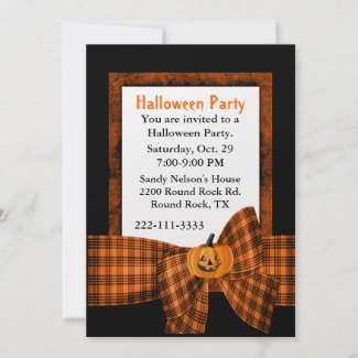 Custom Party Invitations on Custom Halloween Party Invitation Invitation