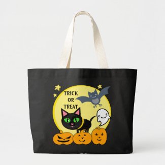 Custom Halloween Trick Or Treat Candy Bag bag