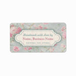 Custom Handmade with Love Labels Shabby Chic labels