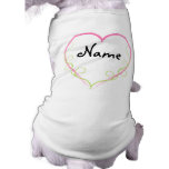 Custom Heart Dog t-shirt - Add a Name!