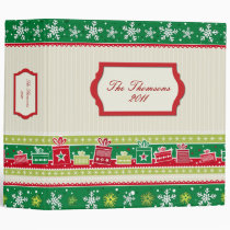 Custom Holiday Binder binders