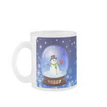 Custom Holiday Cheer Mug - 2009 Snowglobe by SquirrelHugger Custom Holiday Cheer Mug - 2009 Snowglobe