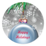Custom Holiday Envelope Seals Sticker