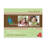 Custom Holiday Photo Card Post Card