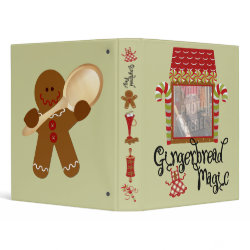 Custom Holiday Recipe Binder binder