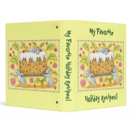 Custom Holiday Recipes Binder! binder