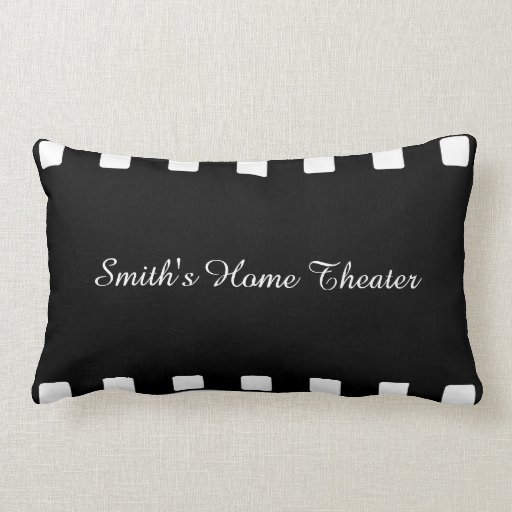 Custom Home Theater Pillow Zazzle