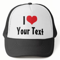 Custom I Love Hat