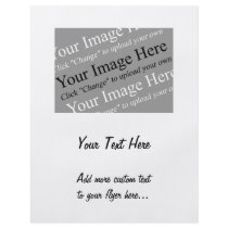 Custom Image and Text Template for Flyers