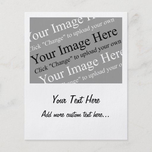 4 000 Create Your Own Flyers Create Your Own Flyer Templates And Printing Zazzle Make Your Own Flyers Templates