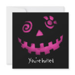 CUSTOM INVITES - Spiral Eye Pumpkin Jack-O-Lantern
