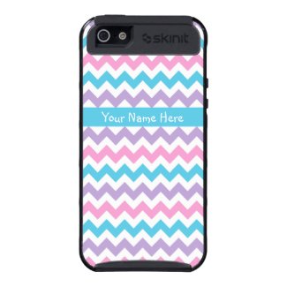 Custom iPhone 5 Cargo Case Multicolor Chevrons Covers For iPhone 5