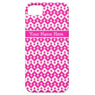 Custom iPhone 5 Case-Mate Case Candy Pink Chevrons