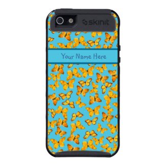 Custom iPhone 5 Skinit Case Golden Butterflies iPhone 5 Covers