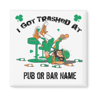 Custom Irish Drinking T-shirts and Gear magnet