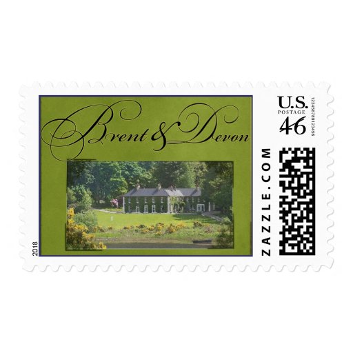 Custom Irish Wedding Postage