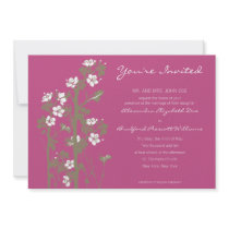 Custom Japanese Floral Wedding Invitation :: pink by TheWeddingShoppe Custom Japanese Floral Wedding Invitation :: pink