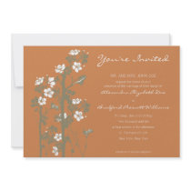 Custom Japanese Floral Wedding Invitation: pumpkin by TheWeddingShoppe Custom Japanese Floral Wedding Invitation: pumpkin