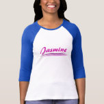 Custom Jasmine t-shirts