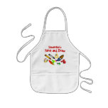 Custom Kids Paint Draw Arts and Crafts Kids Smock aprons