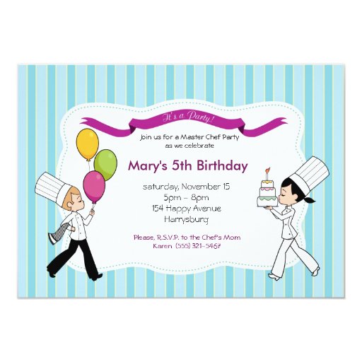 Custom Kids Party Invitation with Unique Artwork | Zazzle