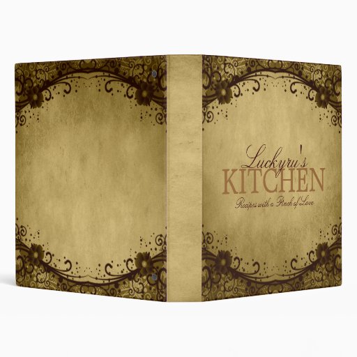 Custom Lace Recipe Binder